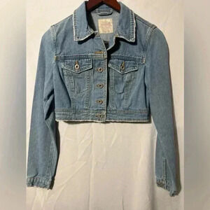Free People Light Blue Denim Jacket